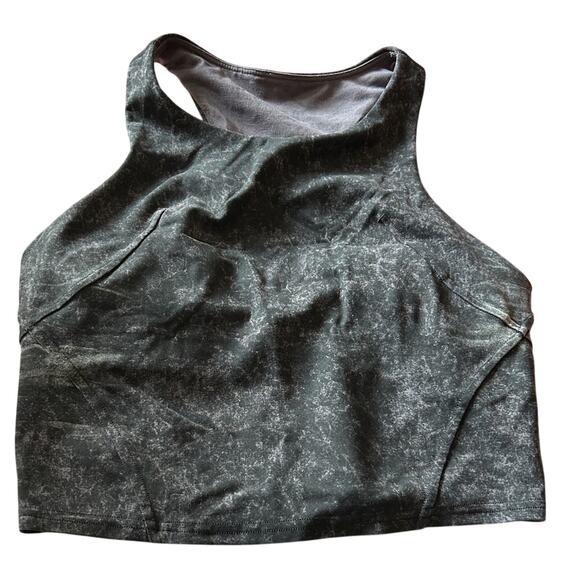 Lululemon Athletica Invigorate Training Tank Top.  Gray and white size 6. - Picture 4 of 6